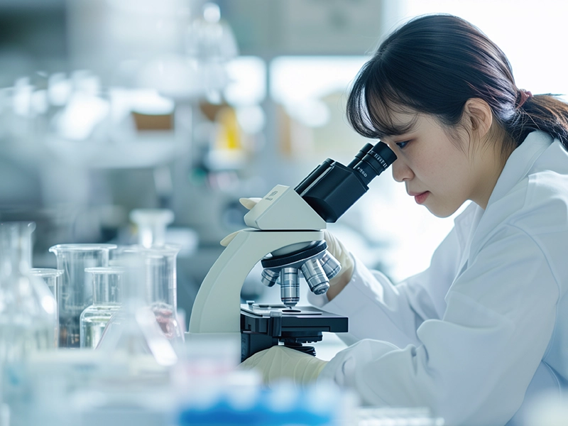 ミラクルフルーツ由来成分を分析する研究室イメージ